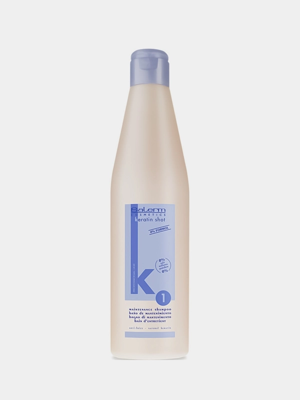 Шампунь Кератиновый уход Salerm Keratin Shot 500 мл