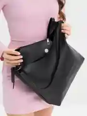 Черный сумка с косметичкой