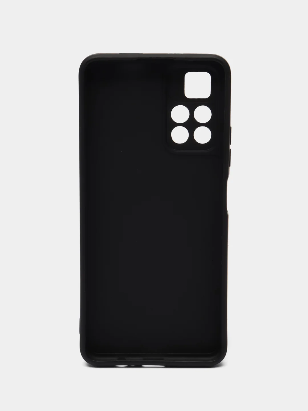 Коричневый чехол силиконовый с принтом для Xiaomi Poco M4 Pro 5G