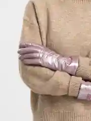Розовый перчатки женские сенсорные