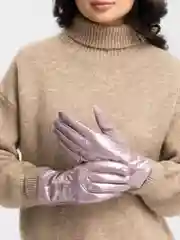 Розовый перчатки женские сенсорные