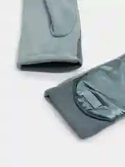 Бирюзовый перчатки женские сенсорные