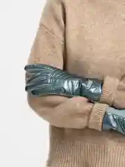 Бирюзовый перчатки женские сенсорные
