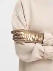 Бронзовый перчатки женские сенсорные