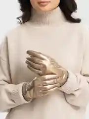 Бронзовый перчатки женские сенсорные