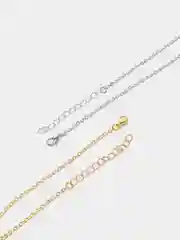 Золотой парный кулон "Сердце", магнитный