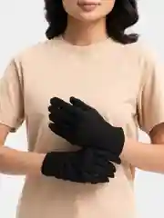 Черный перчатки хлопковые хозяйственные, тканевые