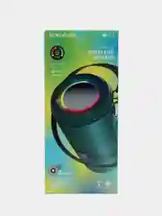 Синий беспроводная портативная колонка Borofone BR13, Bluetooth колонка с подсветкой