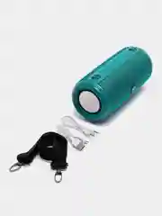 Синий беспроводная портативная колонка Borofone BR13, Bluetooth колонка с подсветкой