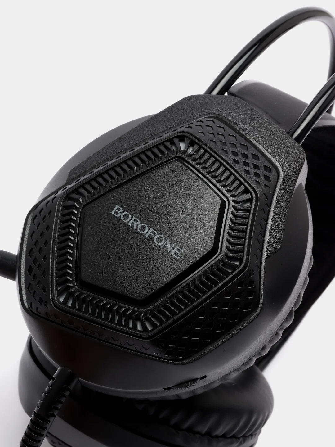 Черный наушники полноразмерные Borofone BO105, игровые с микрофоном