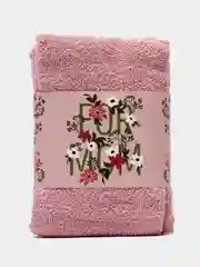 Розовый подарочный набор махровых полотенец, подарок маме, подруге, учителю