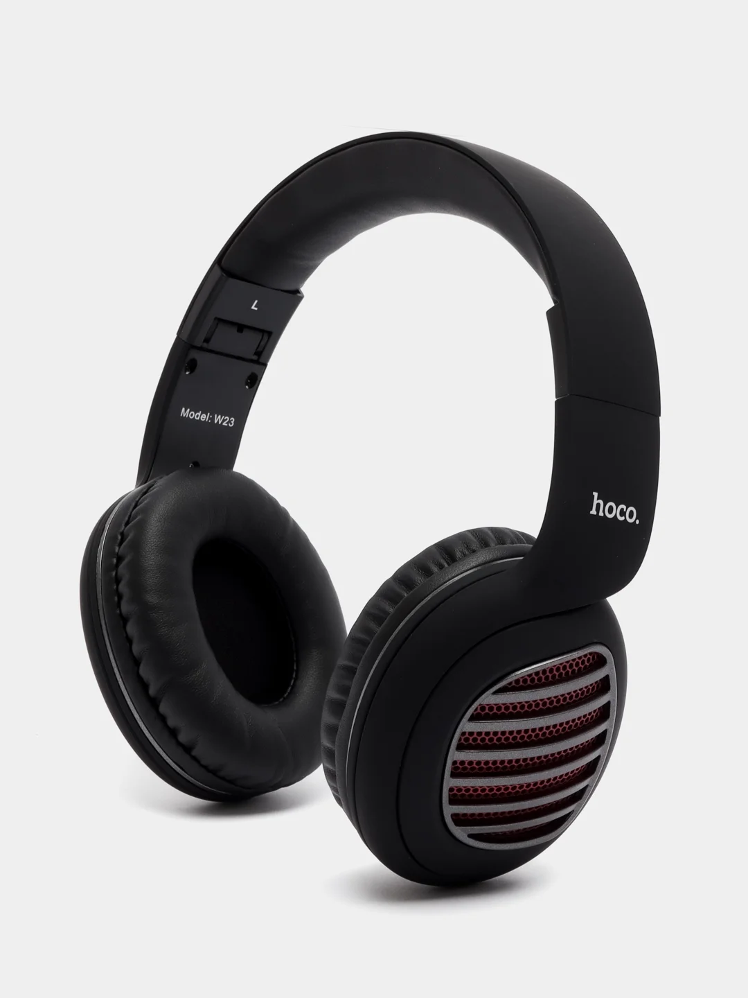 Черный беспроводная гарнитура с микрофоном Bluetooth TWS полноразмерная Hoco W23