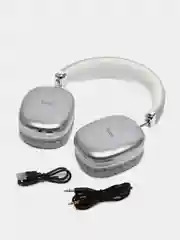 Белый беспроводные наушники с микрофоном hoco w35 Wireless