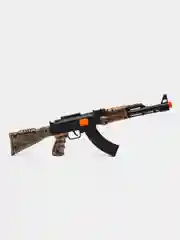 Автомат игрушечный 54см трещетка набор 47 шлем игрушка подарок для детей мальчиков девочек