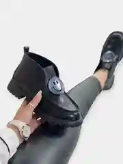 Лоферы женские, черные