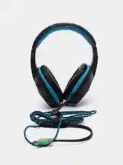 Синий игровые проводные наушники Borofone BO104, полноразмерные, с микрофоном