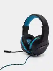 Синий игровые проводные наушники Borofone BO104, полноразмерные, с микрофоном