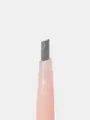 Черный карандаш двусторонний для бровей, с щеточкой, 3 цвета