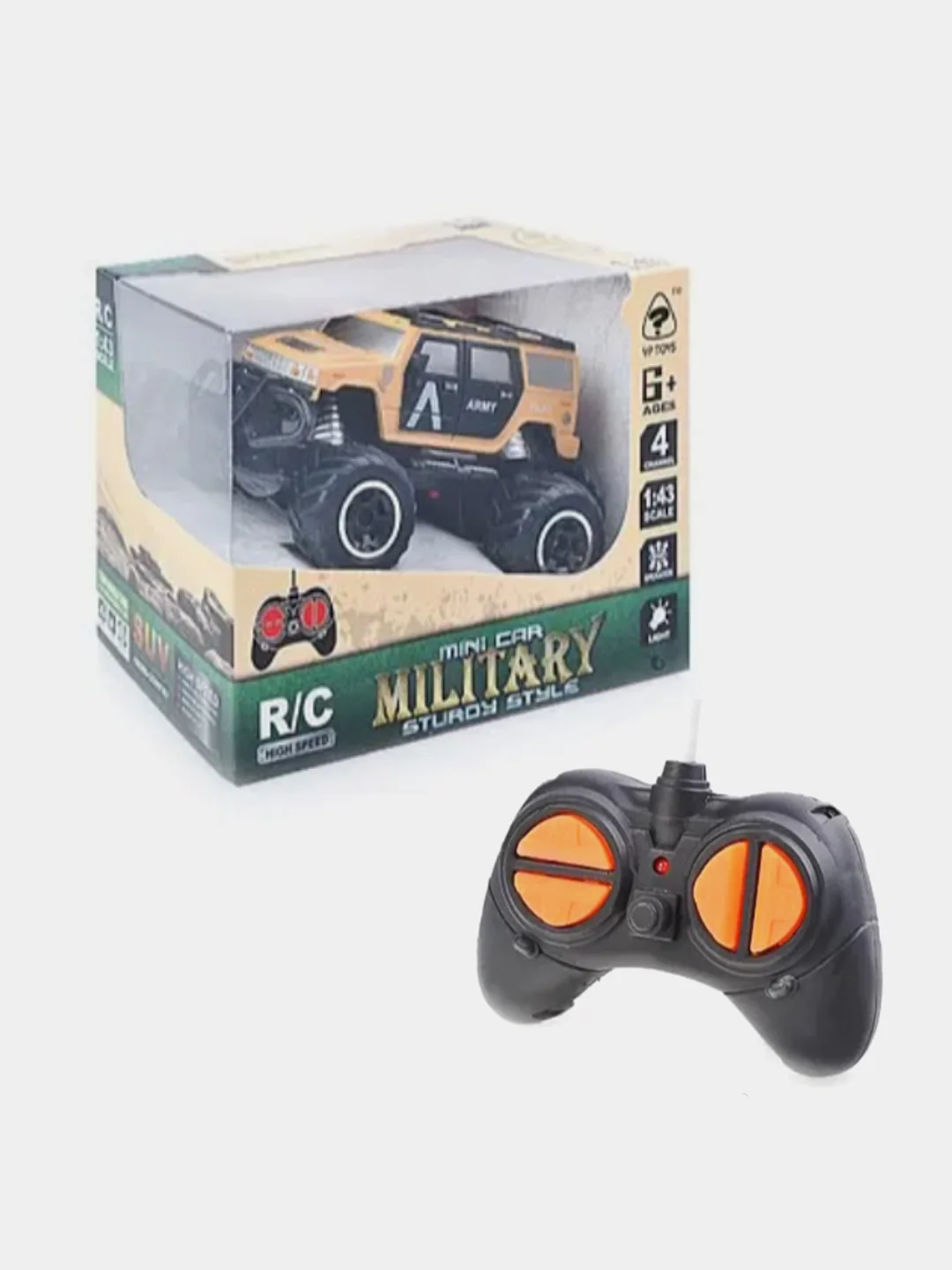 Зелёный хаки радиоуправляемая машина "Гелендваген Mini Car", 1:43
