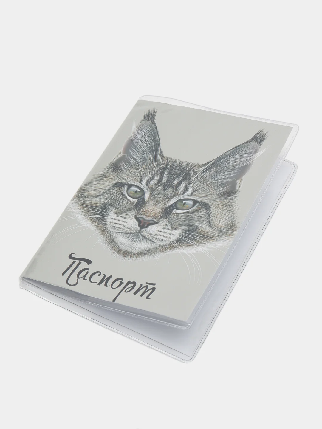 Обложка на паспорт с котом Мейкун