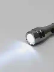 Серебряный телескопический фонарь, с магнитом