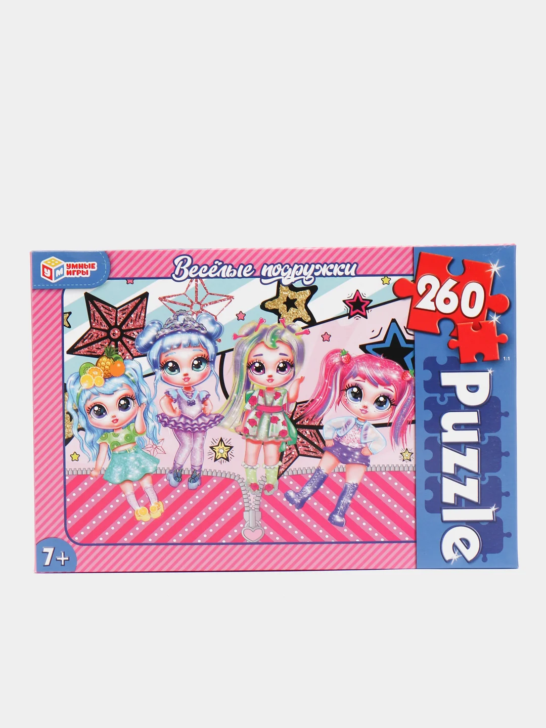 Розовый пазлы, 260 деталей