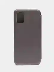 Серебряный чехол-книжка для Samsung Galaxy A51