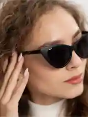 Угольный очки солнцезащитные MIRSEE женские в форме "Кошачий глаз", с UF-защитой