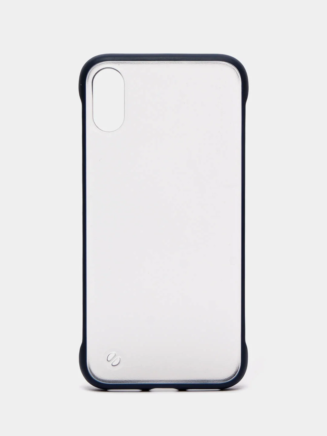 Красный прозрачный чехол на IPhone