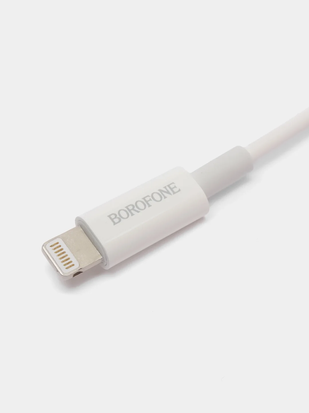 Белый аудио кабель BOROFONE BL9 AUX - 8pin для Lightning на 3.5 мм, 1 м