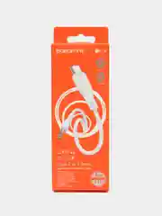 Белый акустический кабель BOROFONE BL14 для Type-C на 3.5 мм, 1 м