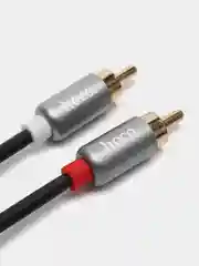 Аудио кабель hoco UPA 10, AUX 3.5 mm, 1.5м, 2RCA-тюльпаны