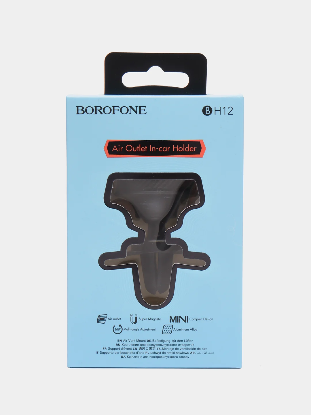 Автомобильный держатель на воздуховод Borofone BH12, магнитный