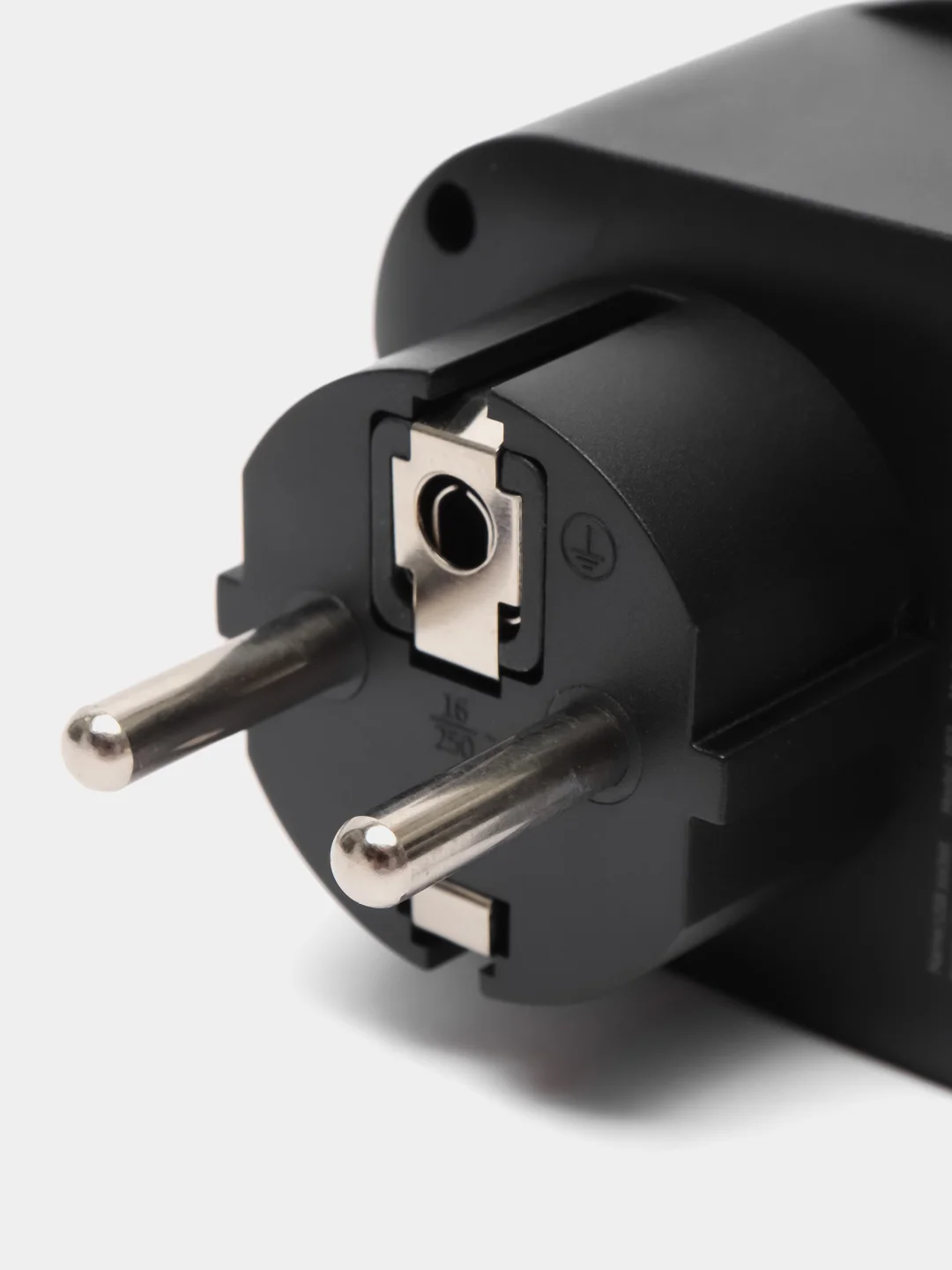 Черный розетка сетевая HOCO NS3 с 2 USB, разъём Type-C с быстрой зарядкой