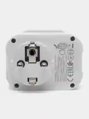 Белый розетка сетевая HOCO NS3 с 2 USB, разъём Type-C с быстрой зарядкой