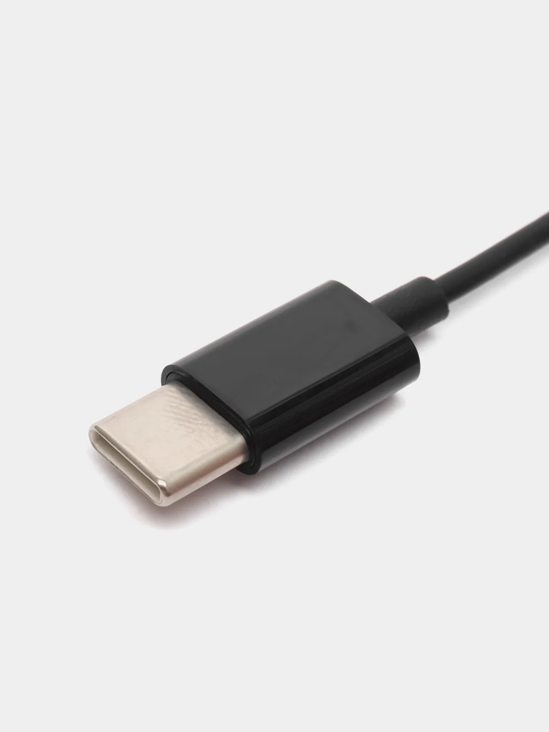 Черный наушники HOCO M65 с микрофоном, проводные, разъём Type-C, 1.2 м