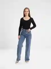 Черный лонгслив женский