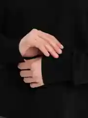 Черный свитшот женский, оверсайз