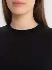Черный свитшот женский, оверсайз