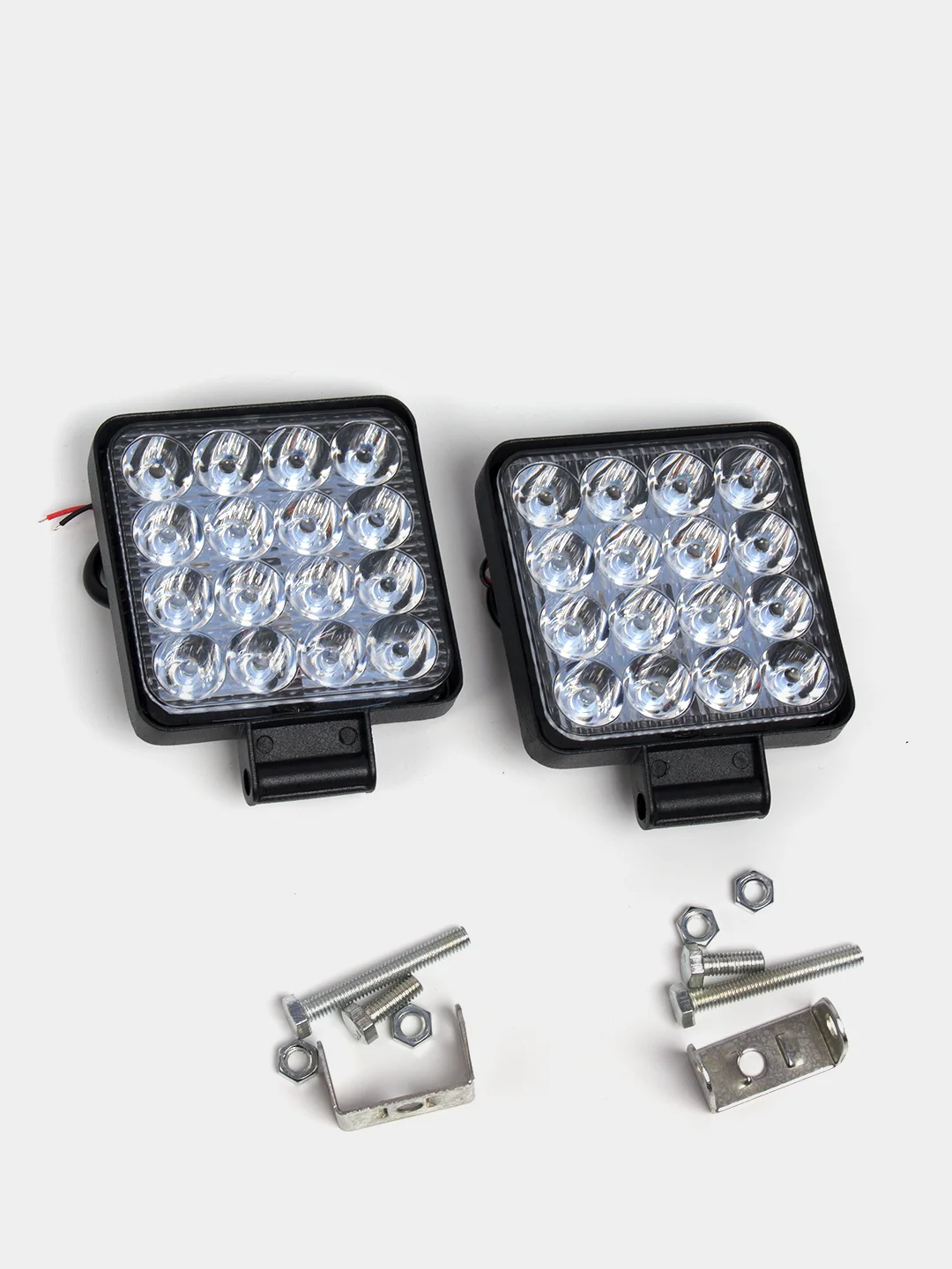ФСО Вспышки MINI 48W 9-30V, 16 LED, 8,5 х 8,5 х 2 см, 2 штуки