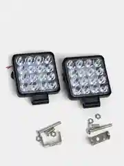 ФСО Вспышки MINI 48W 9-30V, 16 LED, 8,5 х 8,5 х 2 см, 2 штуки