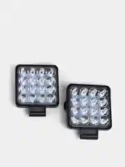 ФСО Вспышки MINI 48W 9-30V, 16 LED, 8,5 х 8,5 х 2 см, 2 штуки