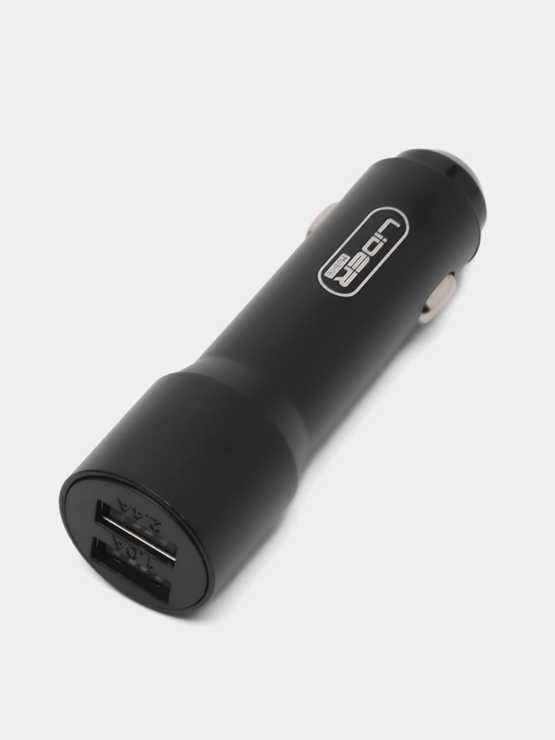 Черный автомобильное зарядное устройство, 12в, 2 порта USB/зарядка в машину в прикуриватель