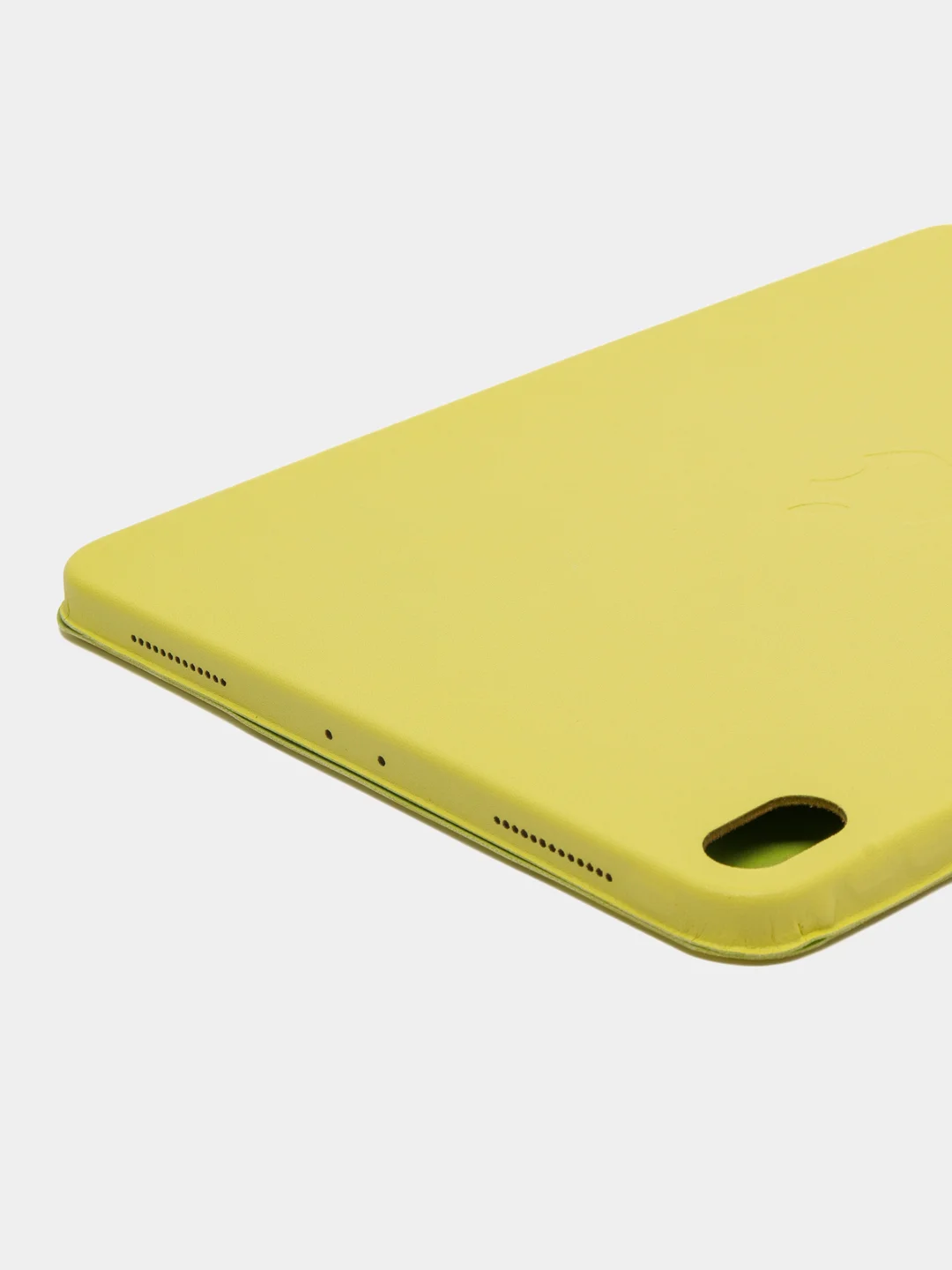 Желтый стильный чехол со шторкой для iPad