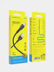 Черный кабель USB-C Borofone BX51 Triumph, Type-C-Lightning, белый, 3A, 60W, 1 м