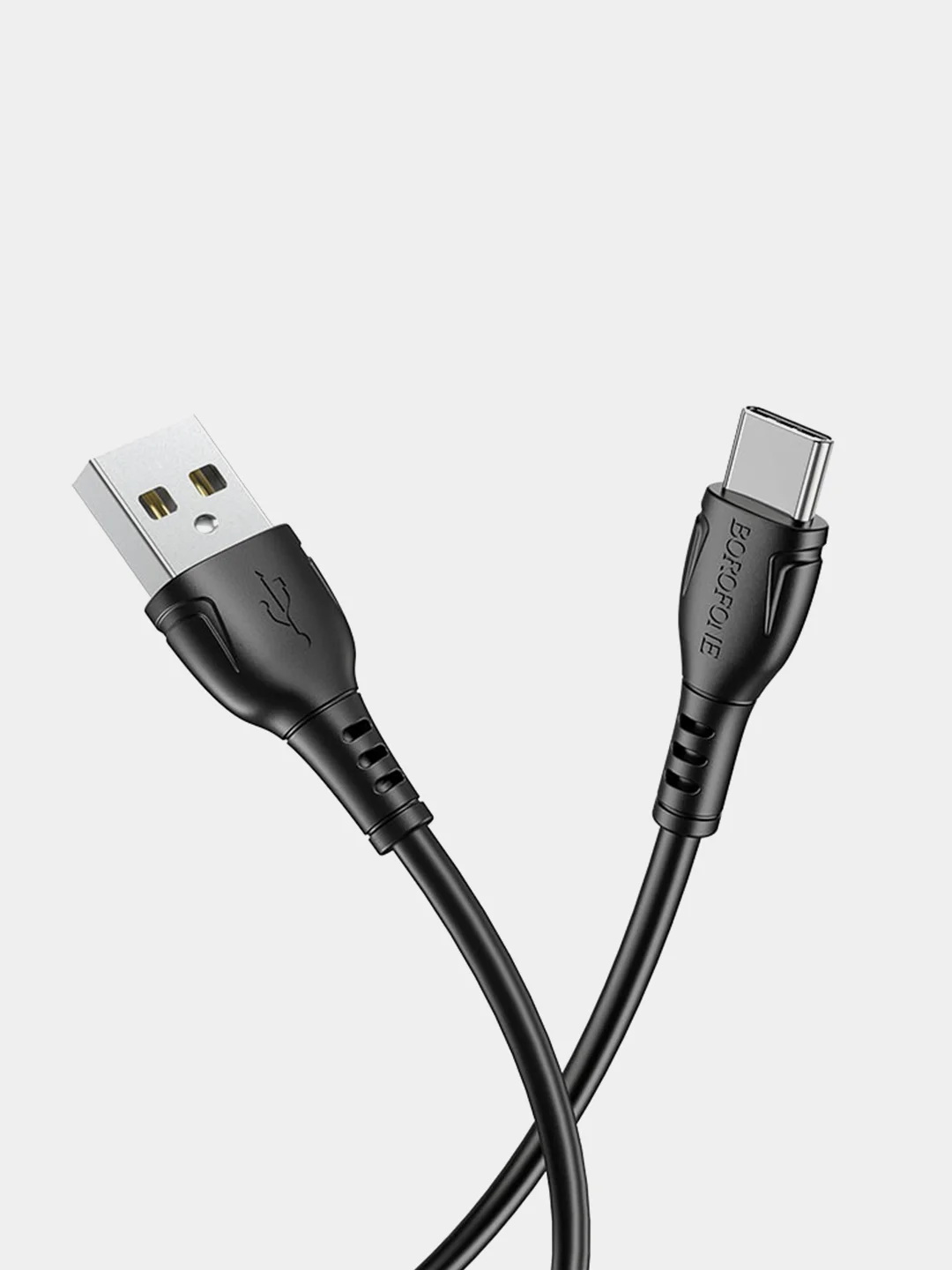 Черный кабель USB-C Borofone BX51 Triumph, Type-C-Lightning, белый, 3A, 60W, 1 м