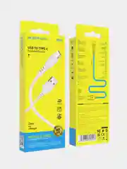 Белый кабель USB-C Borofone BX51 Triumph, Type-C-Lightning, белый, 3A, 60W, 1 м