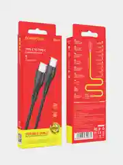 Белый кабель USB-C Borofone BX51 Triumph, Type-C-Lightning, белый, 3A, 60W, 1 м