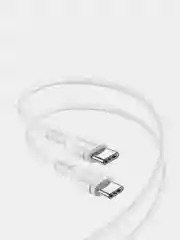 Белый кабель USB-C Borofone BX51 Triumph, Type-C-Lightning, белый, 3A, 60W, 1 м