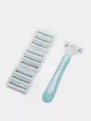 Женская бритва TopBeauty Paris SLIM + 10 сменных кассет. Бритвенный набор